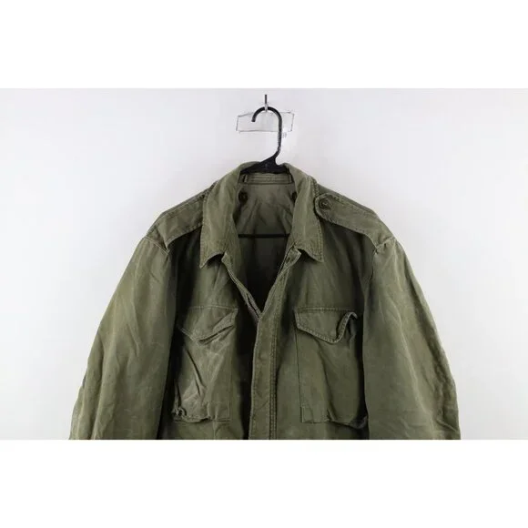 Vintage 50s Korean War Men M Thrashed 1953 M-1951 Field Shell